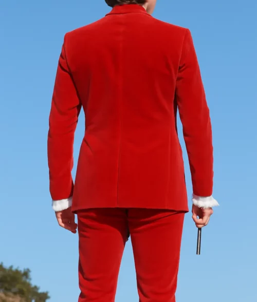 Mike Myers Austin Powers Red Suit - Back