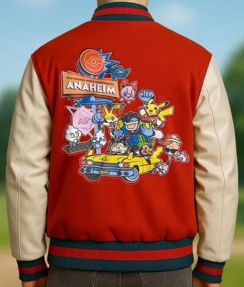 Pokemon World Championships Pikachu Varsity Jacket | TLC