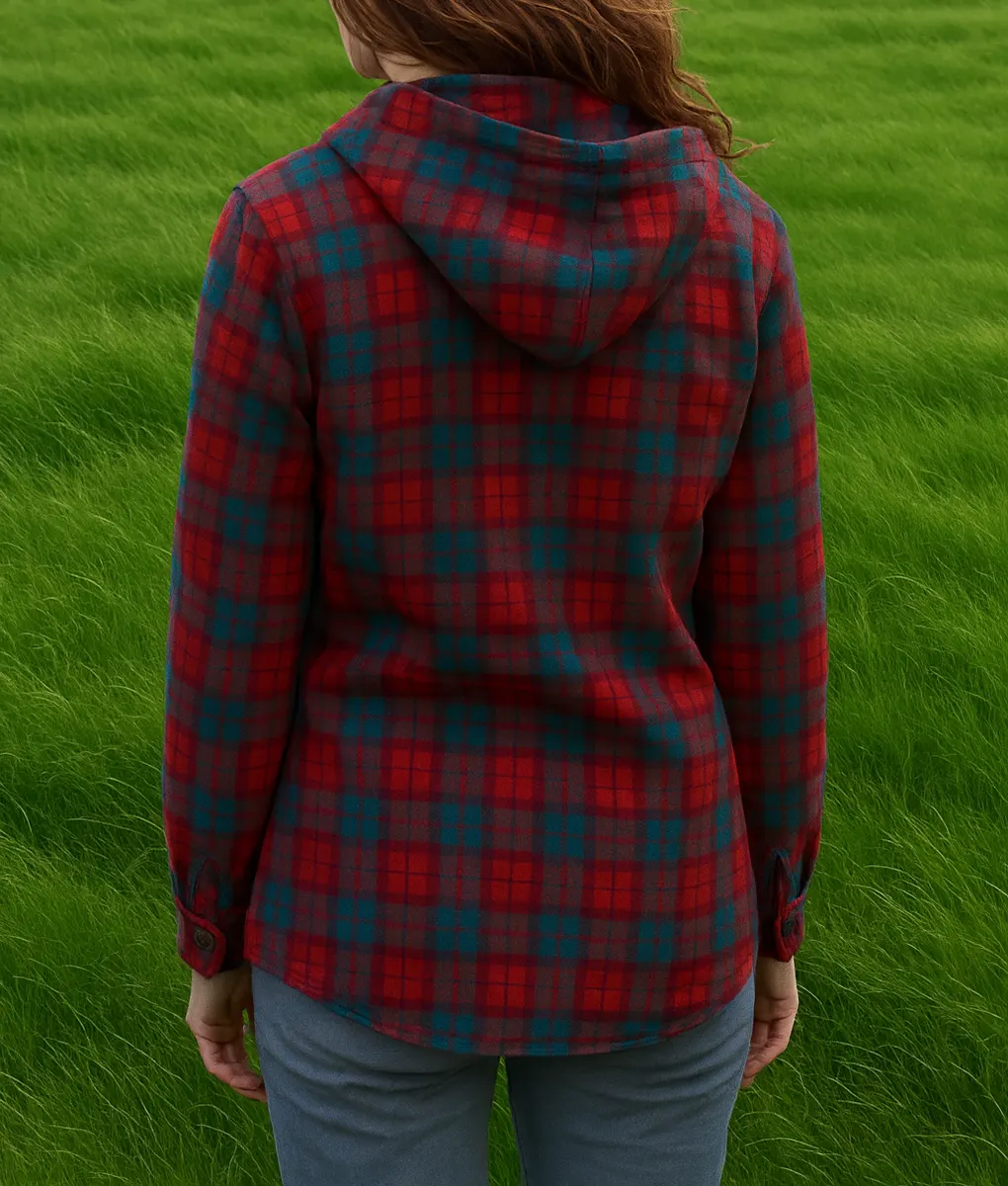 Wild Mountain Thyme Emily Blunt Plaid Jacket - Back