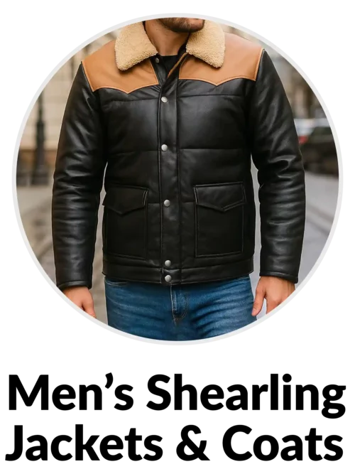 Men's Fur Jackets & Shearling Jackets