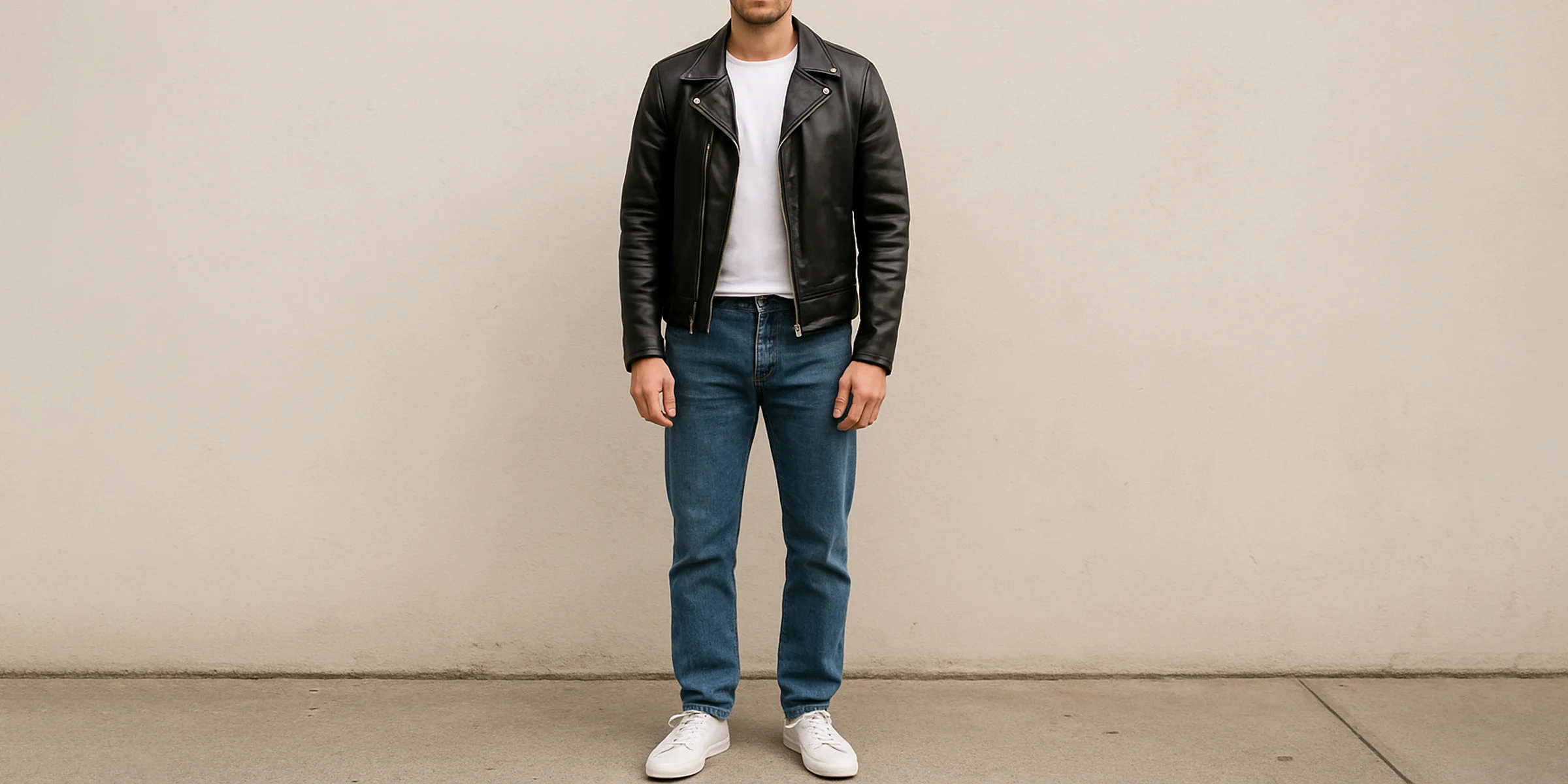 Black Leather Jacket Outfits for Men to Look Trendy