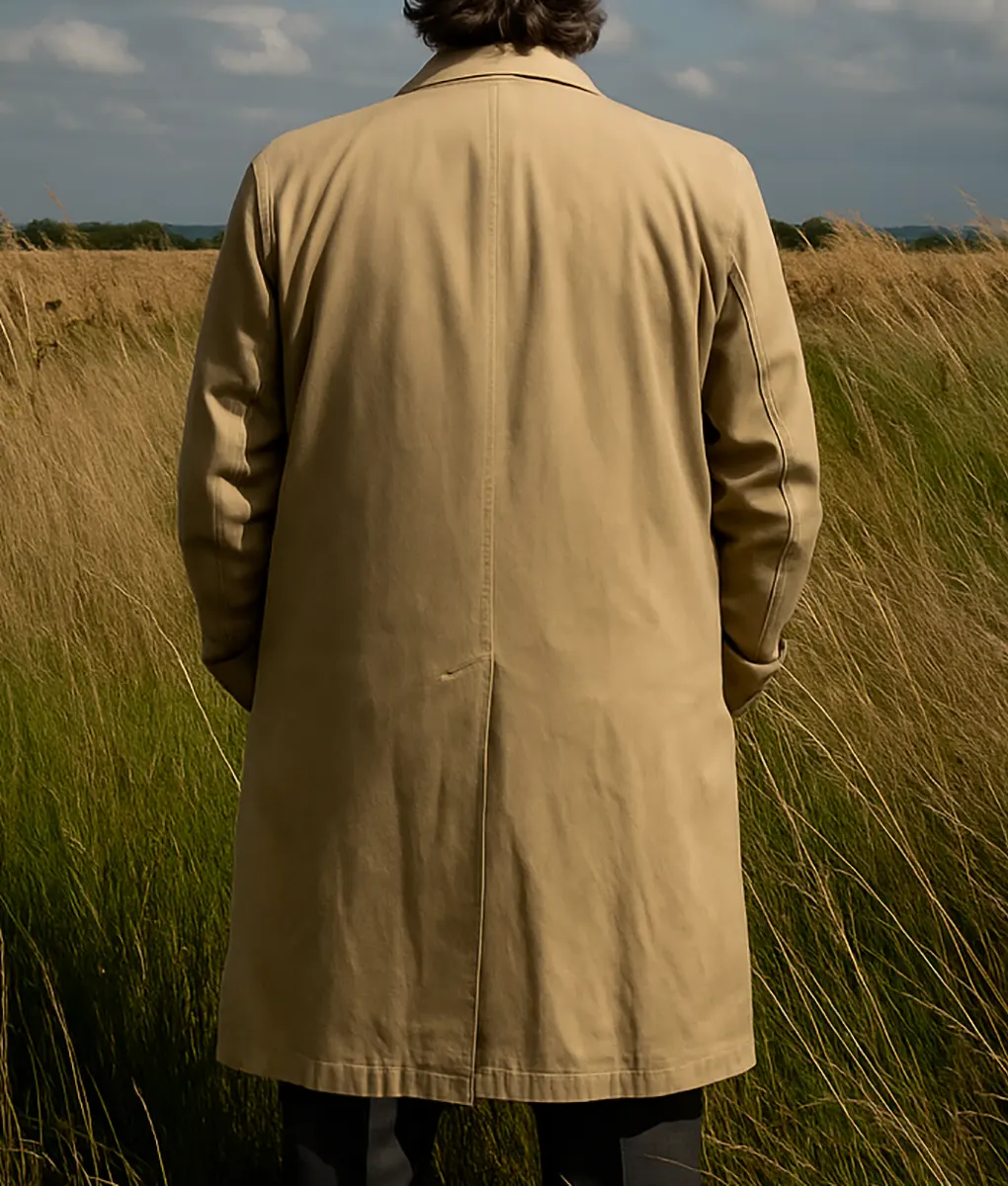 Slow Horses Gary Oldman Cotton Coat - Back