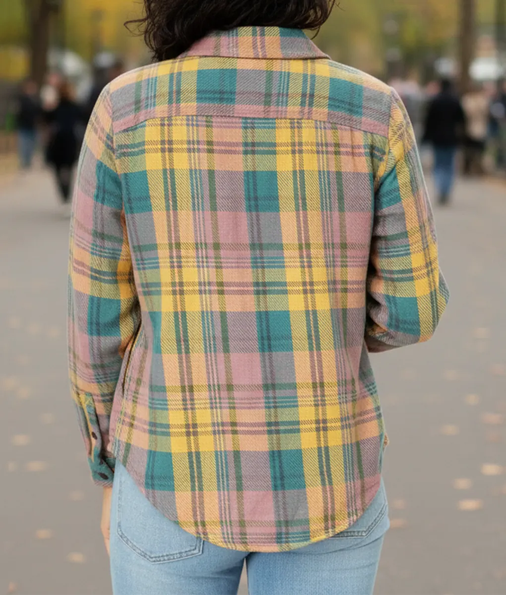 Sullivans Crossing S02 Amalia Williamson Plaid Shirt - Back