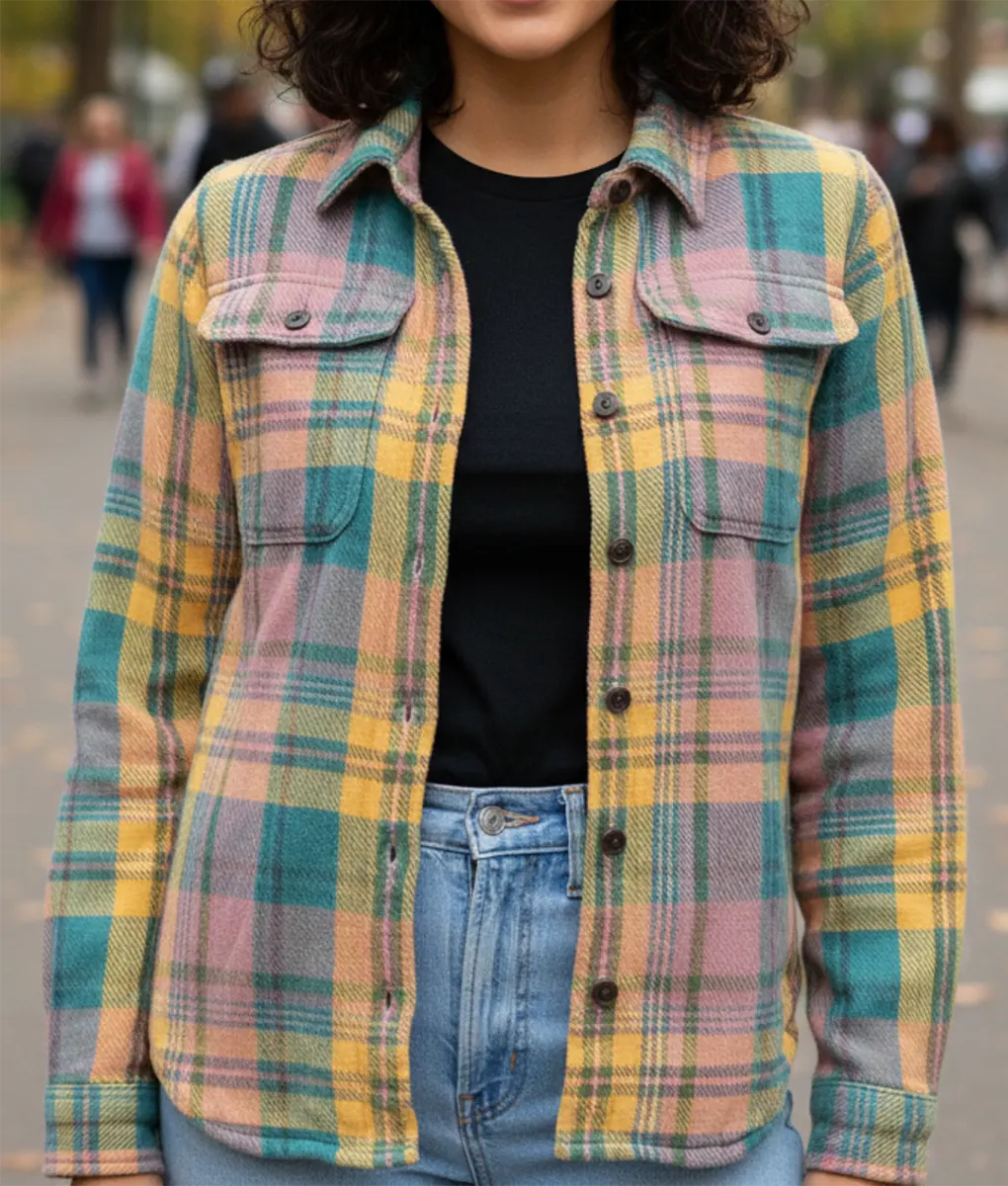 Sullivans Crossing S02 Amalia Williamson Plaid Shirt - Front
