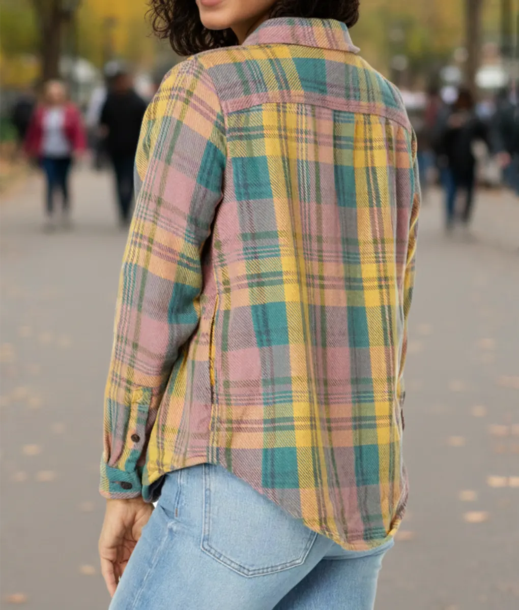 Sullivans Crossing S02 Amalia Williamson Plaid Shirt - Side