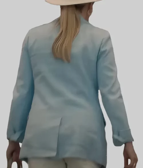 Ava Women's Blue Blazer – Clearance Item-Back Vieq