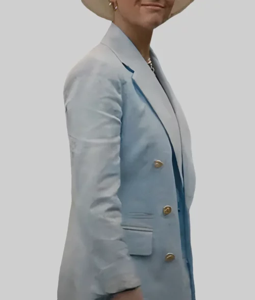 Ava Women's Blue Blazer – Clearance Item-Side View