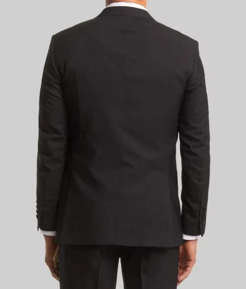 Daniel Men's Black Blazer – Clearance Item-Back View