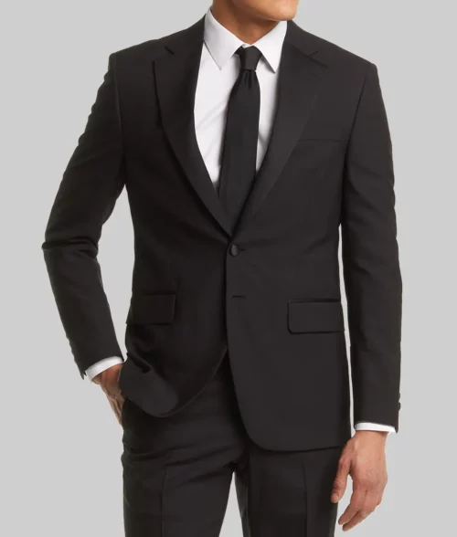 Daniel Men's Black Blazer – Clearance Item-Front View