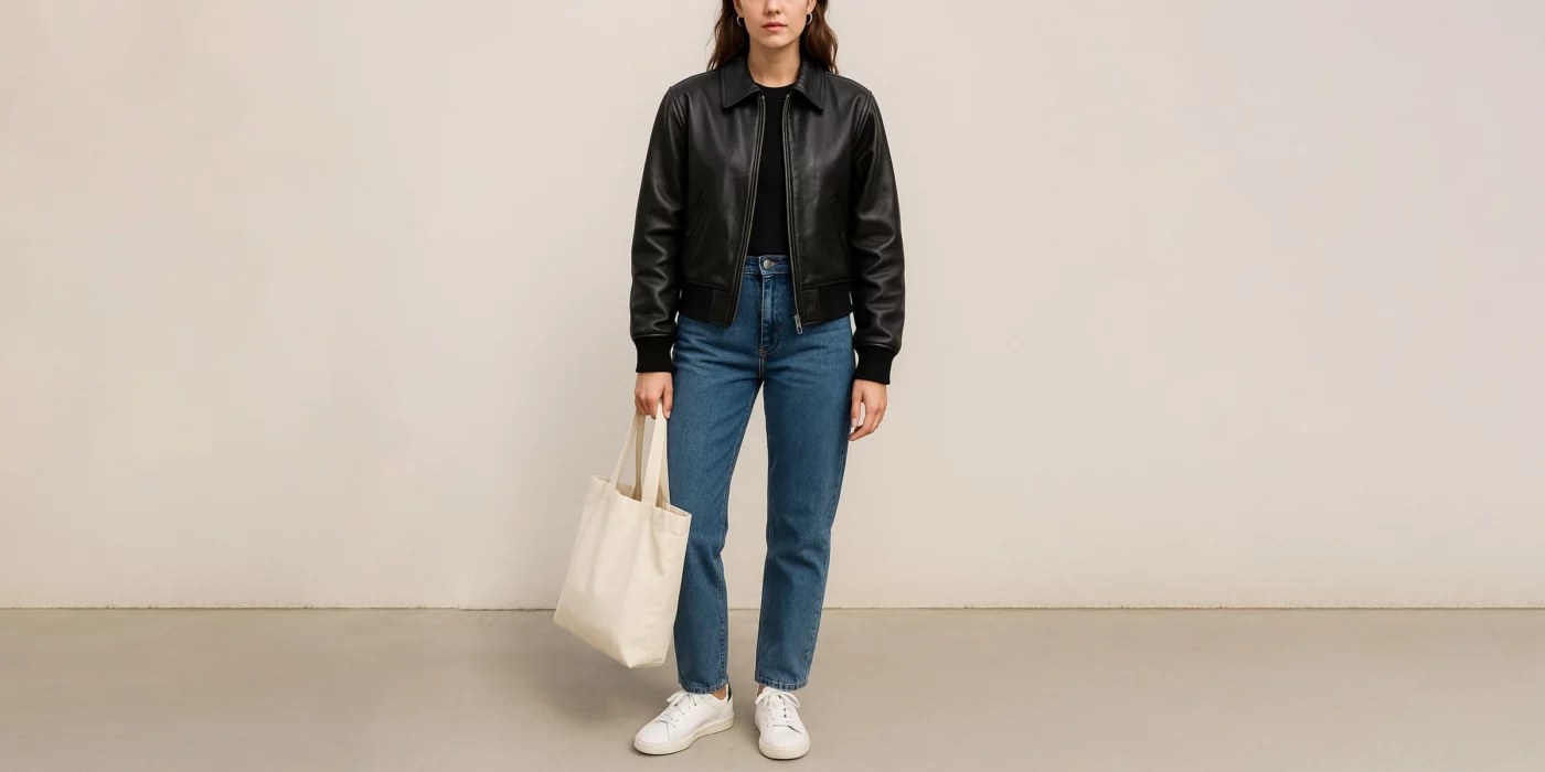 what to wear with a bomber jacket female