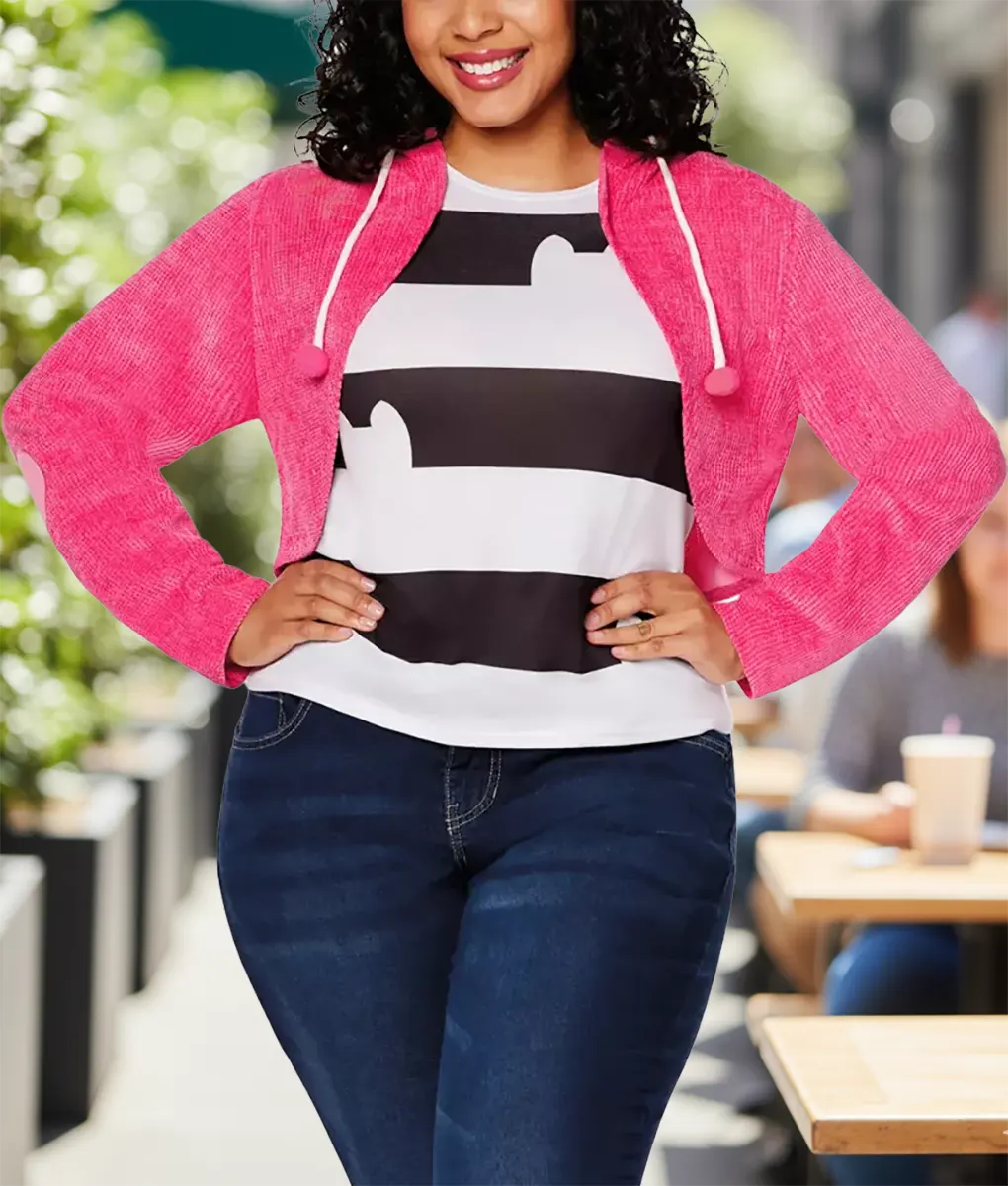 Gabby’s Dollhouse Laila Lockhart Kraner Pink Hoodie - Front