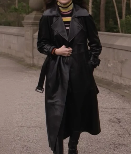 Only Murders In The Building S05 Selena Gomez Trench Coat - Front
