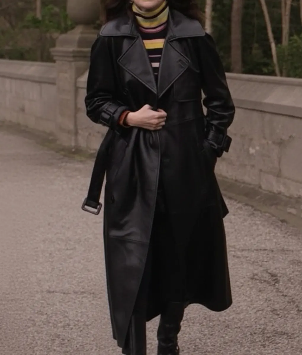 Only Murders In The Building S05 Selena Gomez Trench Coat - Front