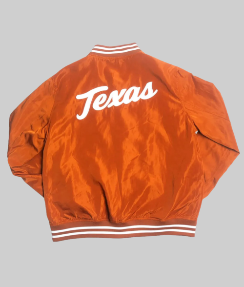 Unisex Orange Bomber Jacket – Clearance Item-Back View