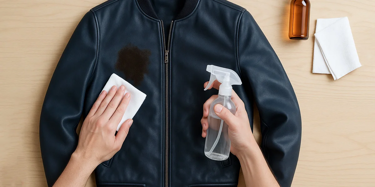 how to get oil out of leather