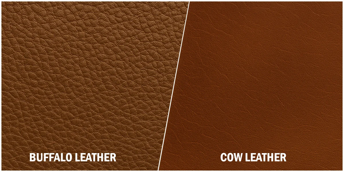 buffalo leather vs cow leather