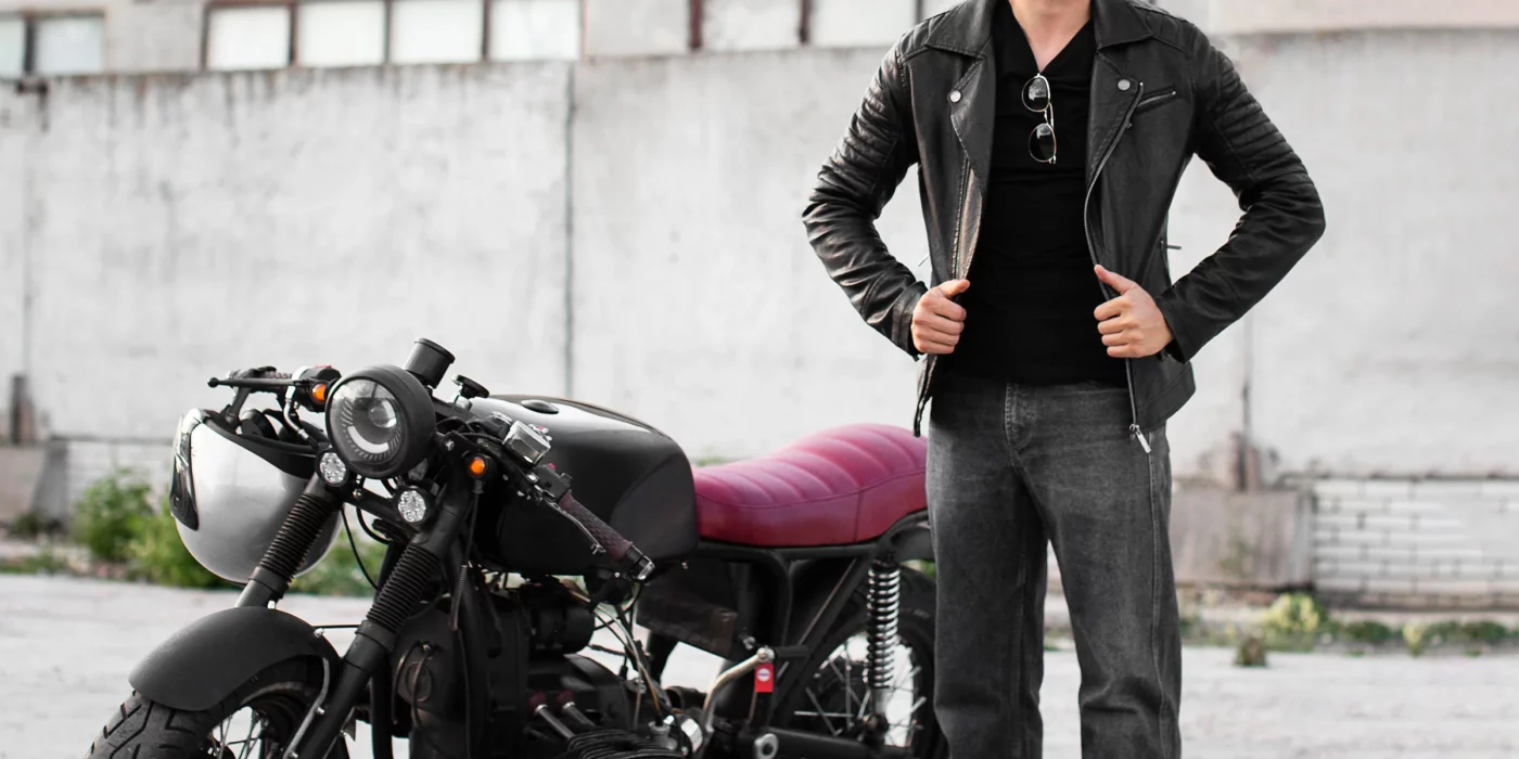 why do bikers wear leather