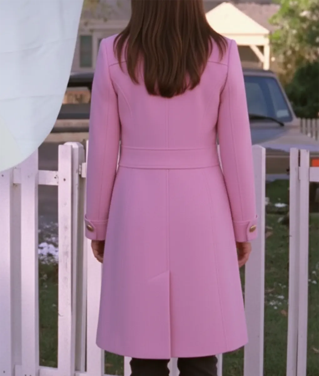 Gilmore Girls Lauren Graham Pink Coat - Back
