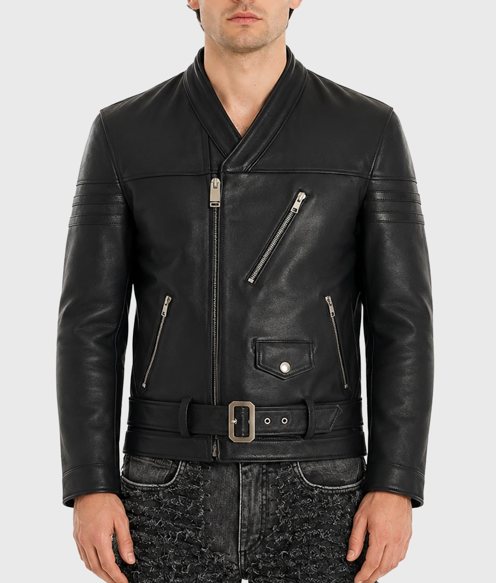 Ricardo Slim Cafer Racer Jacket - Front