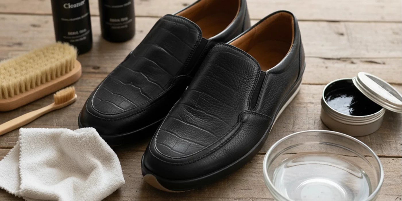 how to clean leather sneakers