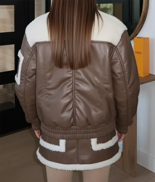 The Real Housewives of Salt Lake City Meredith Marks Brown Jacket - Back
