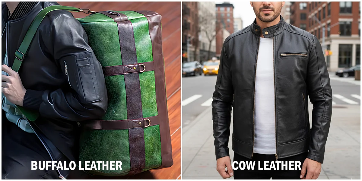 buffalo leather vs cow leather