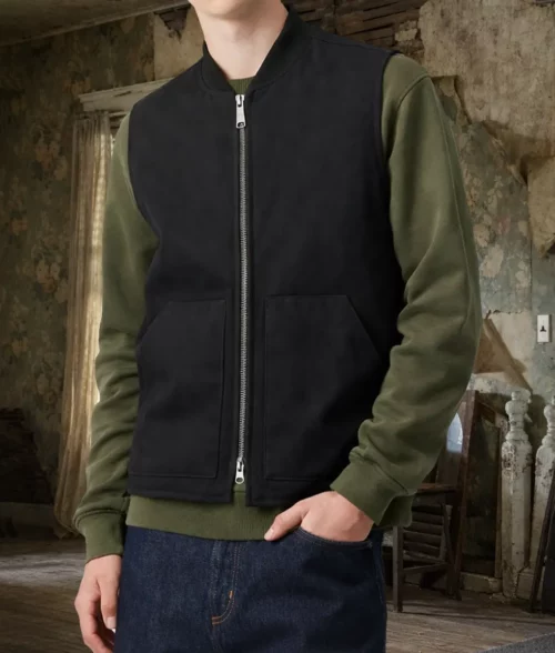Disclosure Day Josh O'Connor Black Vest - Front