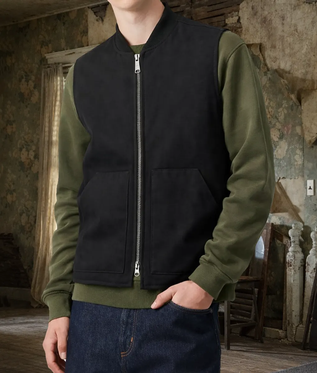 Disclosure Day Josh O'Connor Black Vest - Front
