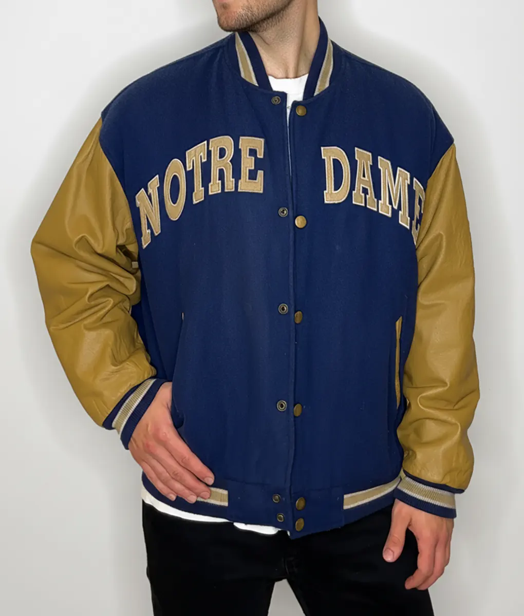Notre Dame Varsity Jacket - Front
