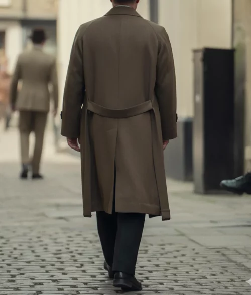 Agatha Christie's Seven Dials Martin Freeman Trench Coat - Back