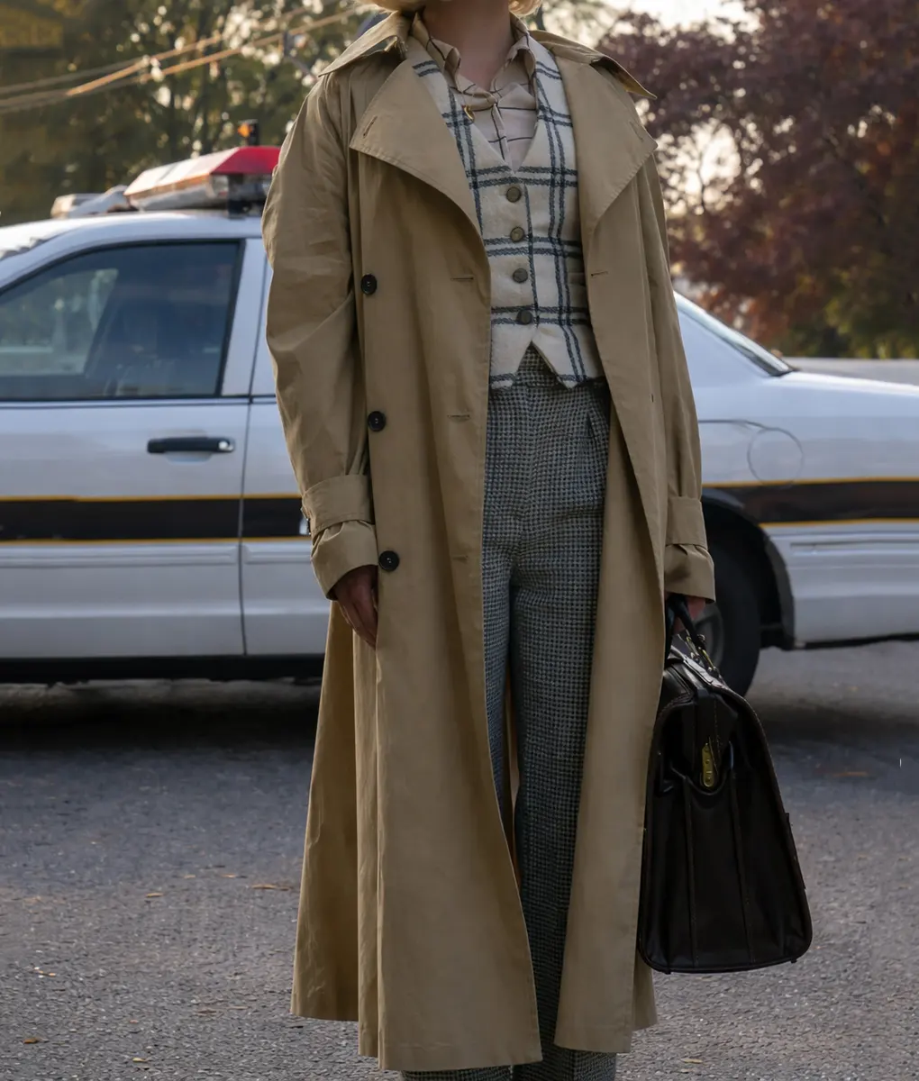 Scarpetta Nicole Kidman Beige Coat - Front