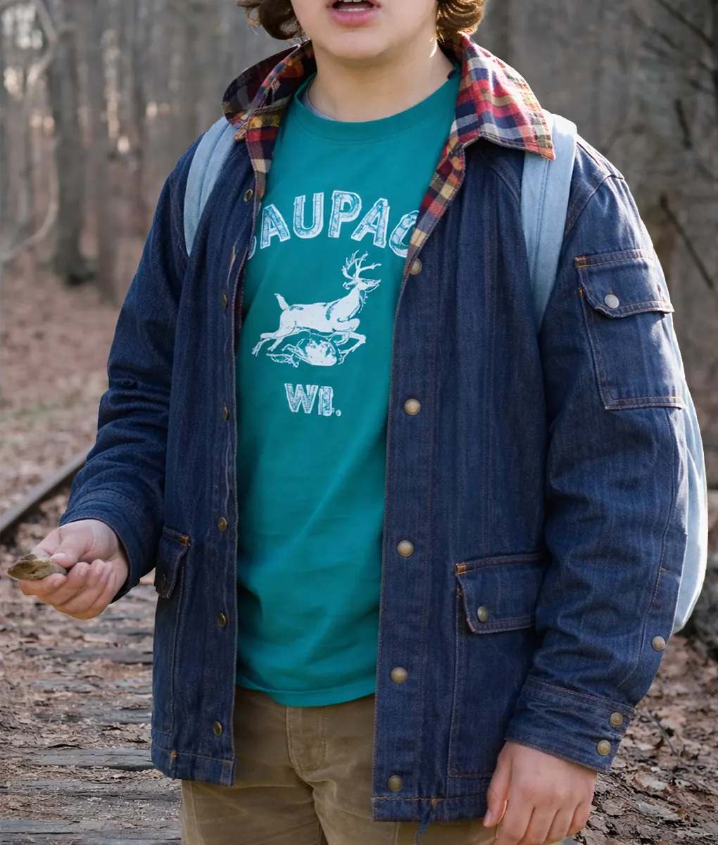 Stranger Things Gaten Matarazzo Denim Jacket - Front