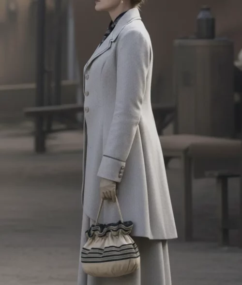 Young Sherlock Natascha McElhone Coat - Side