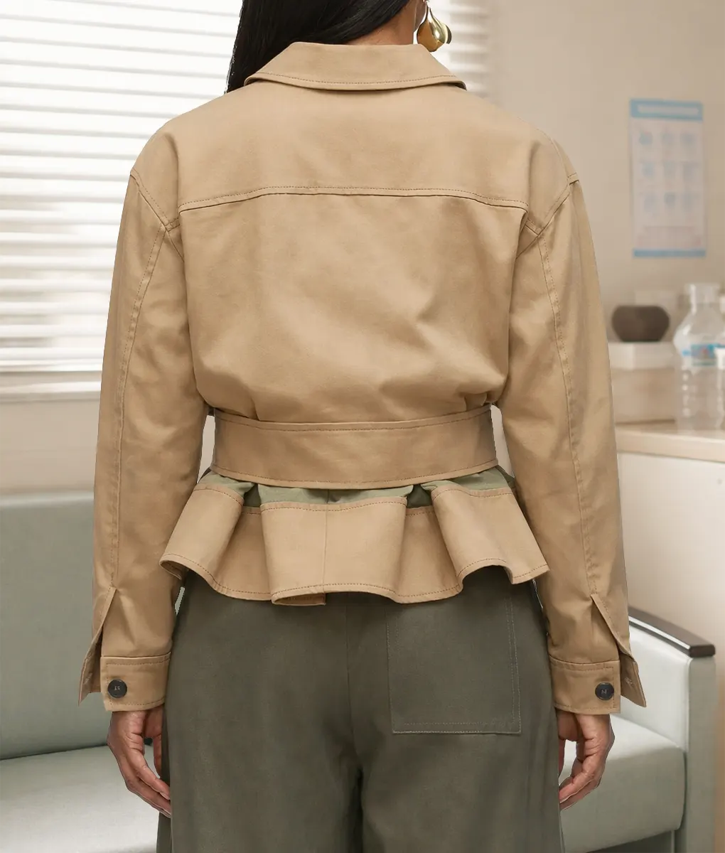 9-1-1 Angela Bassett Utility Jacket - Back