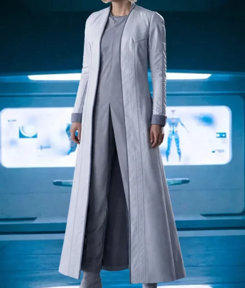 Halo Natascha McElhone White Coat - Front