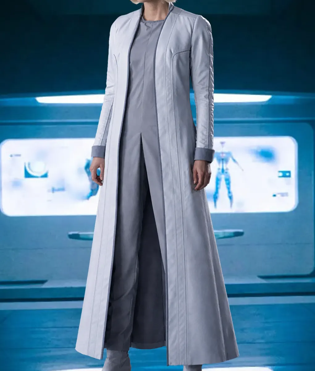 Halo Natascha McElhone White Coat - Front