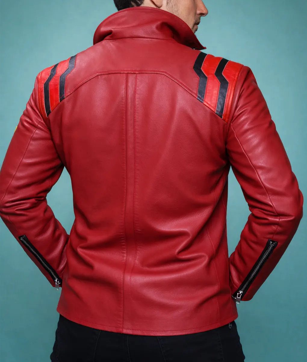 Neon Genesis Evangelion Misato Red Jacket - Back