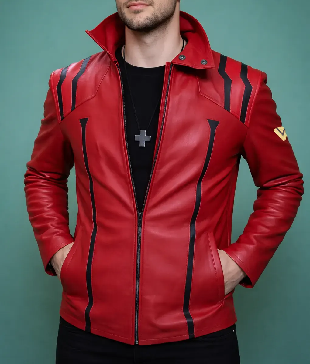 Neon Genesis Evangelion Misato Red Jacket - Front