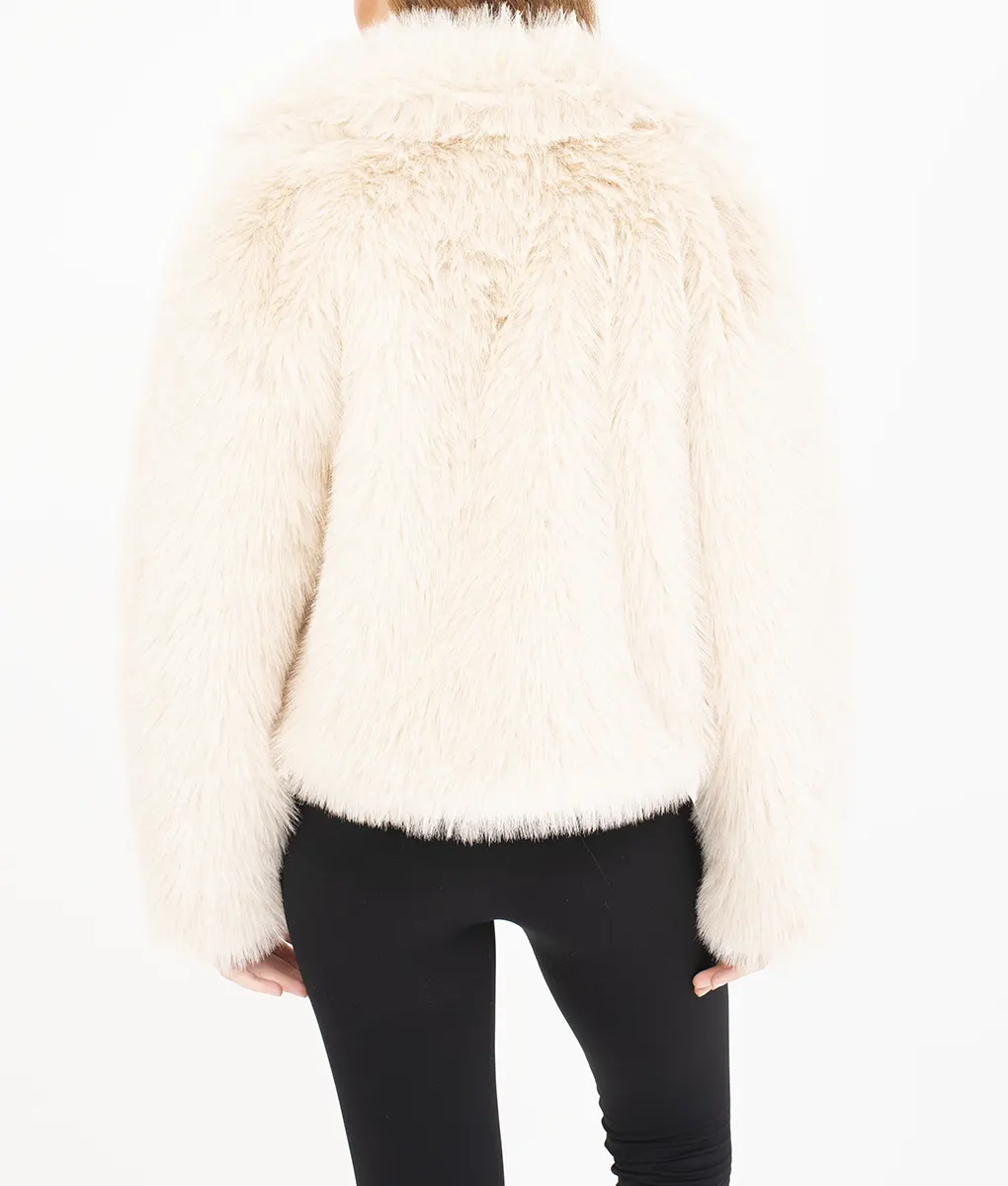 Calliope Women's Beige Fur Coat (3)