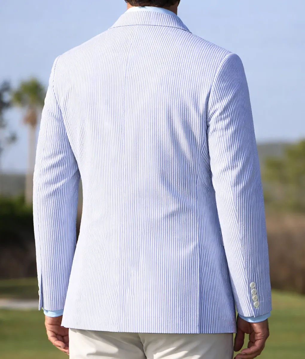 Davis Lamb Golf Championship Striped Blazer - Back
