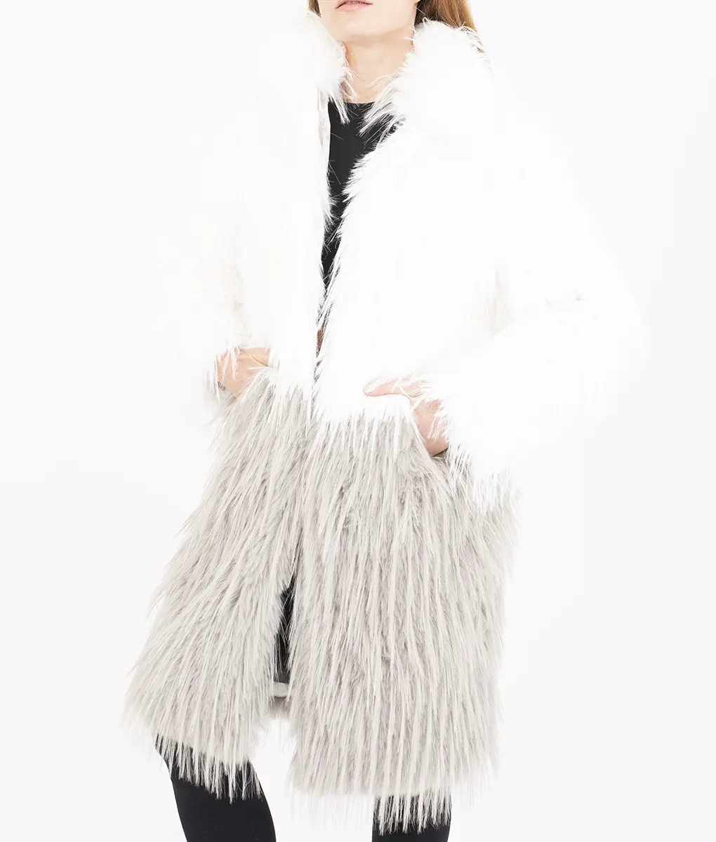 Fernanda Women's Dual Tone Fur Coat (1)