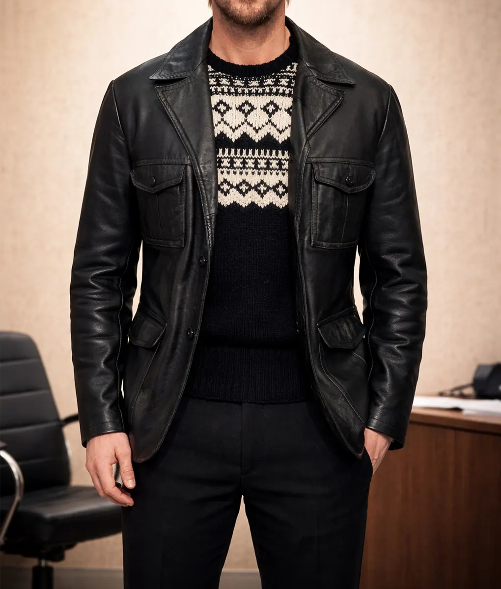 Late Night With Seth Meyers Ryan Gosling Jacket - Front