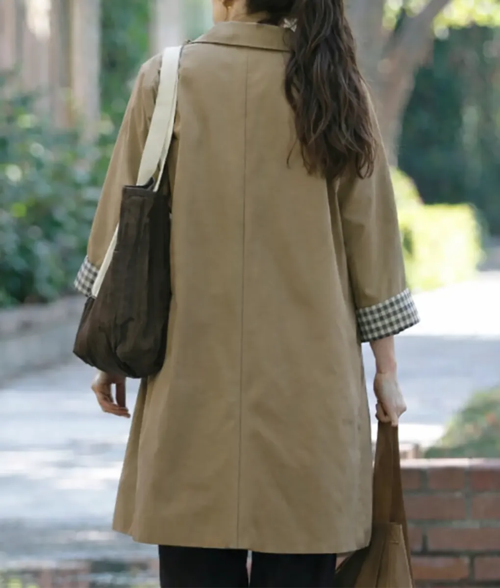 Rooster Charly Clive Cotton Trench Coat - Back