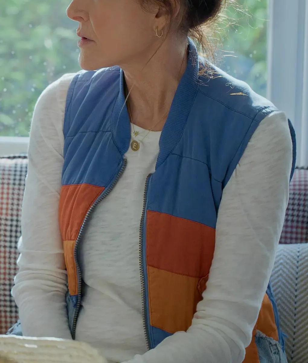 Shrinking S03 Christa Miller Color Block Vest - Side