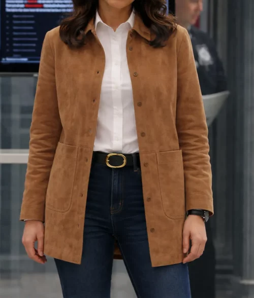 The Rookie Alyssa Diaz Suede Jacket - Front