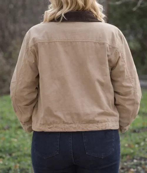 A Season to Blossom Emily Tennant Cotton Jacket - Back