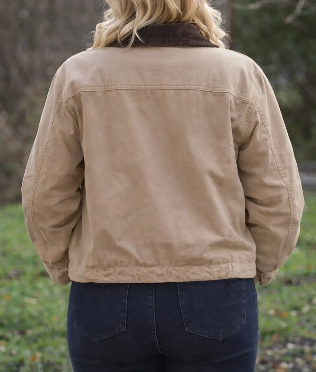 A Season to Blossom Emily Tennant Cotton Jacket - Back