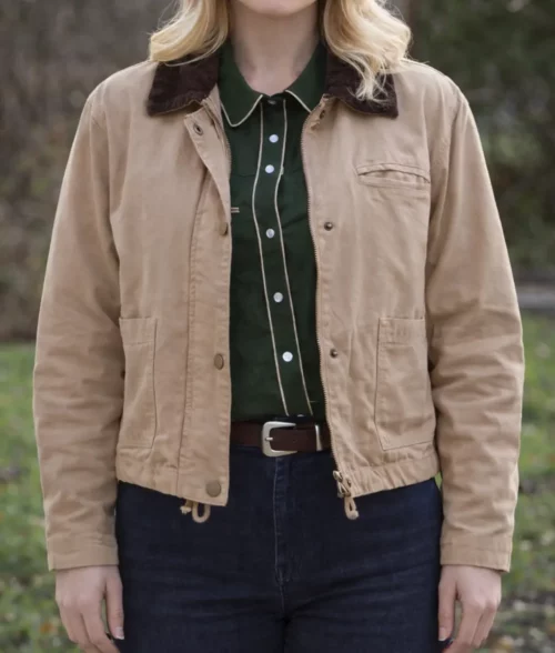 A Season to Blossom Emily Tennant Cotton Jacket - Front