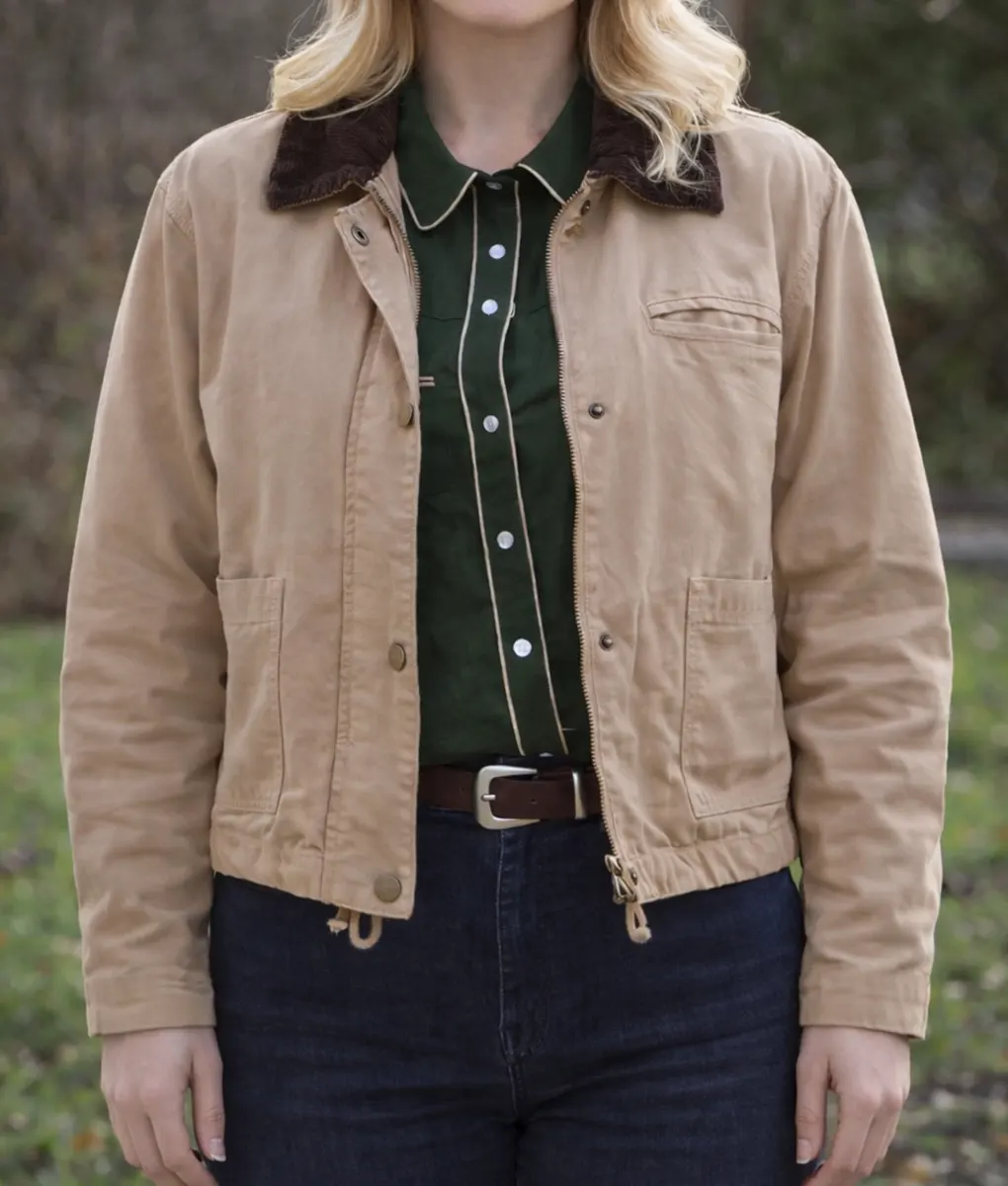 A Season to Blossom Emily Tennant Cotton Jacket - Front