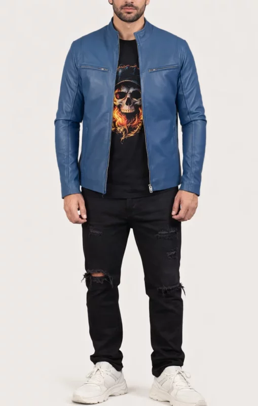 how to wear a biker jacket men